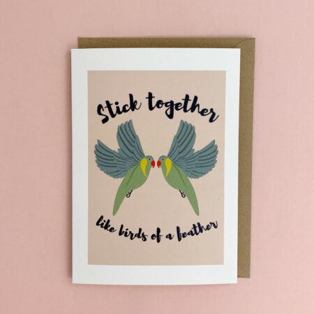 Birds of a Feather Greetings Card